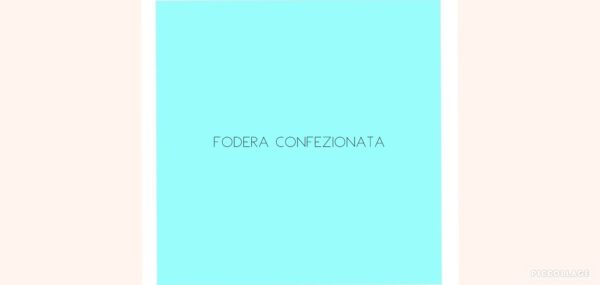 x - Fodera confezionata raso - tiffany