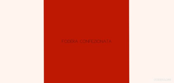 x - Fodera confezionata raso - rosso